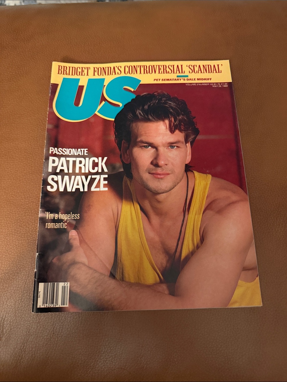 US Magazine May 29, 1989 Issue Patrick Swayze  Cover